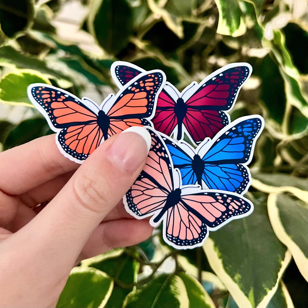 Butterfly Sticker Pack: Water-resistant Decal - Etsy