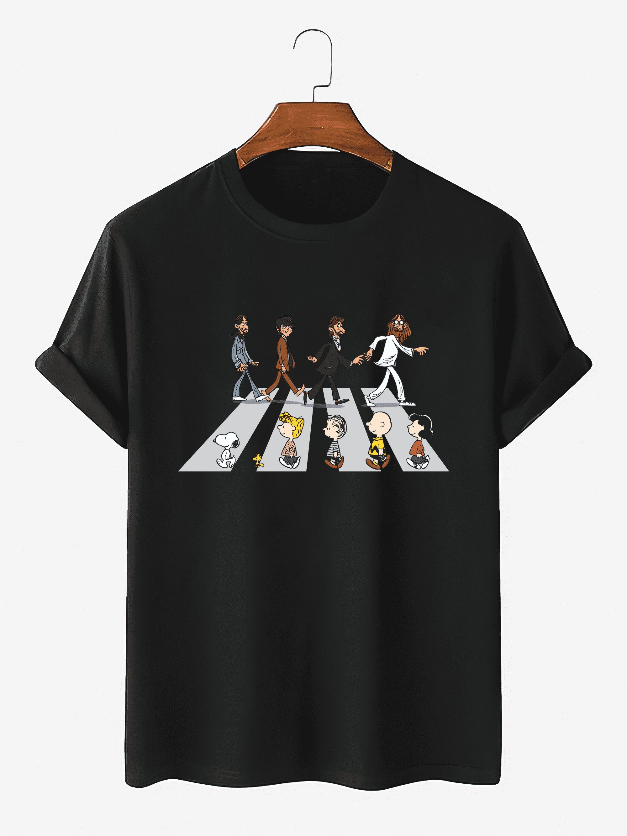 Peanuts In Abbey Road The Beatles Mashup Snoopy Charlie Brown | Etsy