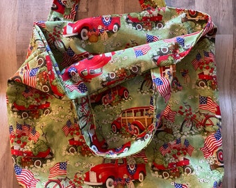 red truck gift bolsas
