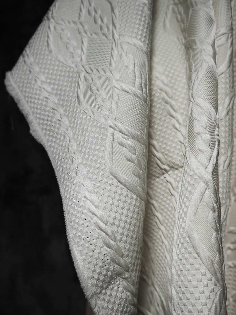 【AMERI】 UND MARBLE JACQUARD KNIT UND MARBLE JACQUARD KNIT