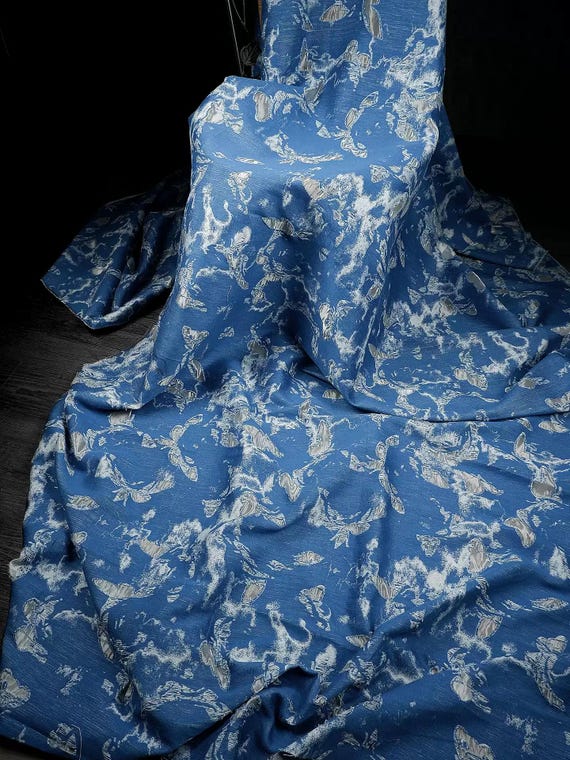 cotton blend dress material Blue Fabric, Niche Rag Fabric, Ripped Yarn Bottom Creative Fabric Evening Fabric, by the Meter, D155-1 Spotted: Blair waldorf in Sherri Hill Dress 58092 Buy English Rose Warm Color::#19-Blush Pink cotton blend pants