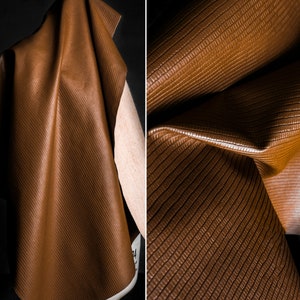Designer leather fabric