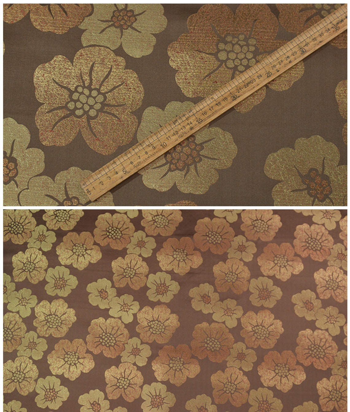 Jacquard silk fabric Mulberry silk fabric Embossed flower Etsy