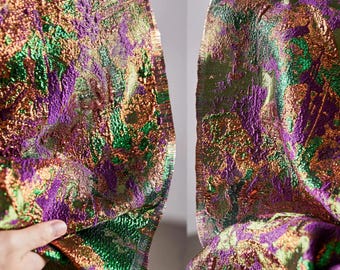 Colorful Fabric, Gilded Fabric, Jacquard Fabric, Dimensional Fabric, Textured Fabric, Embossed Fabric, Decorative Fabric, By The Meter, D687