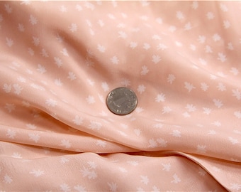 Silk Crepe de Chine fabric, Little flower pattern real silk fabric, Pink pure mulberry silk fabric, Purple blue shirt dress fabric, B124