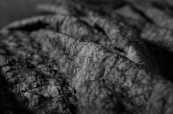 Black Jacquard Fabric, 3D Creases Fabric, Fold Fabric