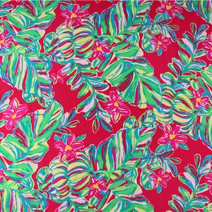 Silk Crepe de Chine fabric, Banana leaf design pure mulberry silk fabric, Coconut leaves pattern dress scarves fabrics, by the yard, B76