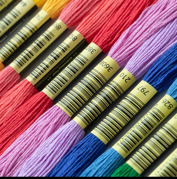 50 Mix Colors Embroidery Floss Cross Stitch Thread Embroidery Cross Stitch  Floss Yarn Thread;50 Mix Colors Embroidery Floss Cross Stitch Thread Floss  Yarn Thread 