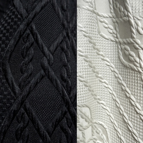 Jacquard Fabric- Solid Colored Fabric- 3d Twist Knitted