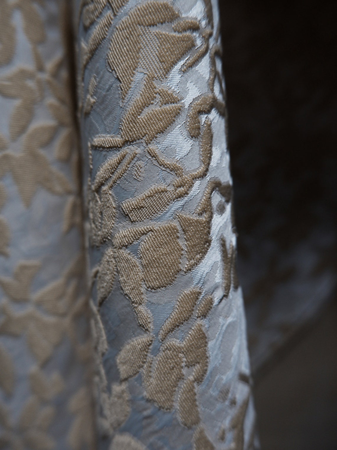 Jacquard Fabric Polyester Blended Fabric Apricot Fabric Etsy