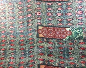 Tejido Crepe de Chine de seda, tejido retro de seda de morera pura, tejido de vestido Cheongsam, tejido de camisa étnica, tejido de bufanda, cortado a medida, B85