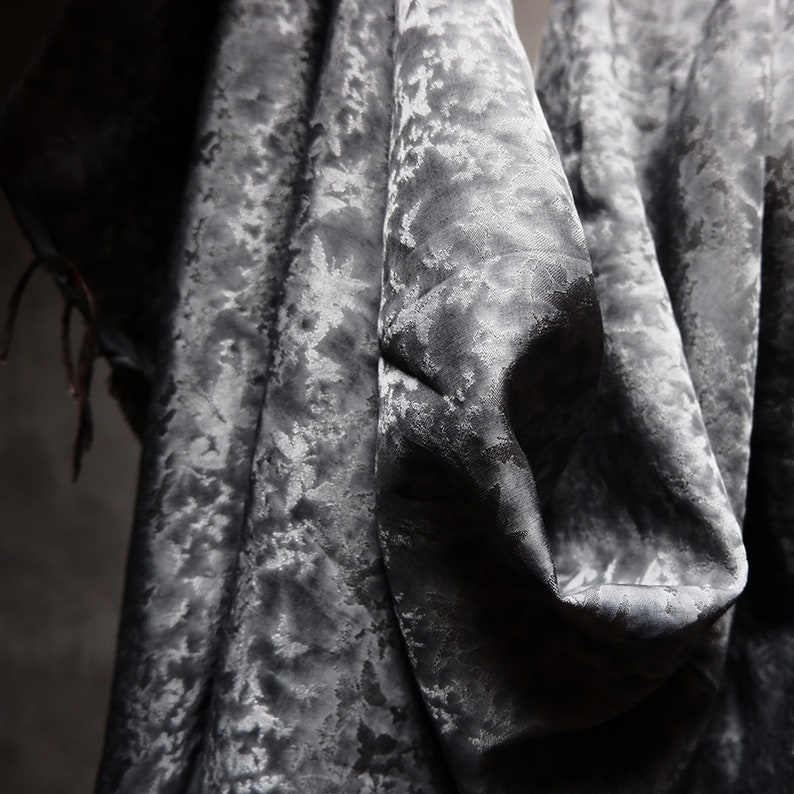 Jacquard dark grain fabrics,imitation dirty,Do old fabrics,linen fabric,Shirts,Diy manual,jacket,designer,Creative clothes,by the meter,D37