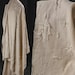 Hemp Colored Ragged Fabric, Frayed Edges Textured Fabric, Cotton and ...