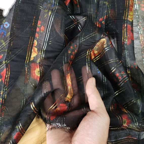 Tejido de georgette de seda Tejidos de seda de morera pura Etsy