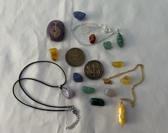 Law of attraction Coin with necklace bundle.