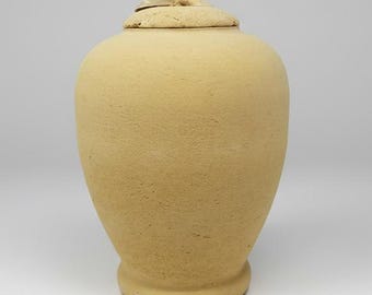 Beige Oyster Shell Biodegradable Sand Urn