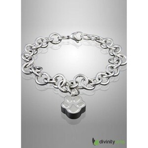 Paw Cremation Keepsake Bracelet