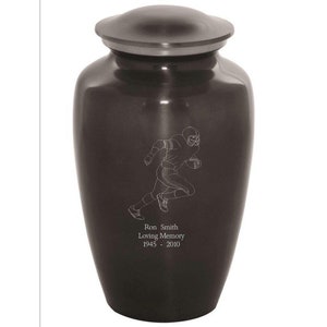 Custom Engraved Football Sports Urn