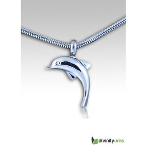 Baby Dolphin Cremation Pendant Jewelry