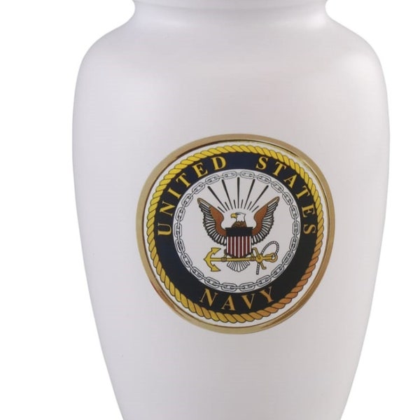 Military Urn- United States Navy