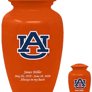 Auburn University Tigers College Cremation Urn