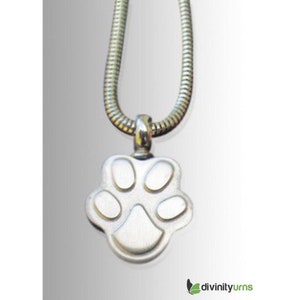 Paw Cremation Keepsake Pendant