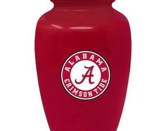 Classic University of Alabama Football Cremation Urn
