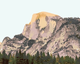 El Capitan in Yosemite National Park, Paint by Number Kit, CA-14 Shipping from US, DIY Acrylic Painting Home Decoration, Paint Therapy