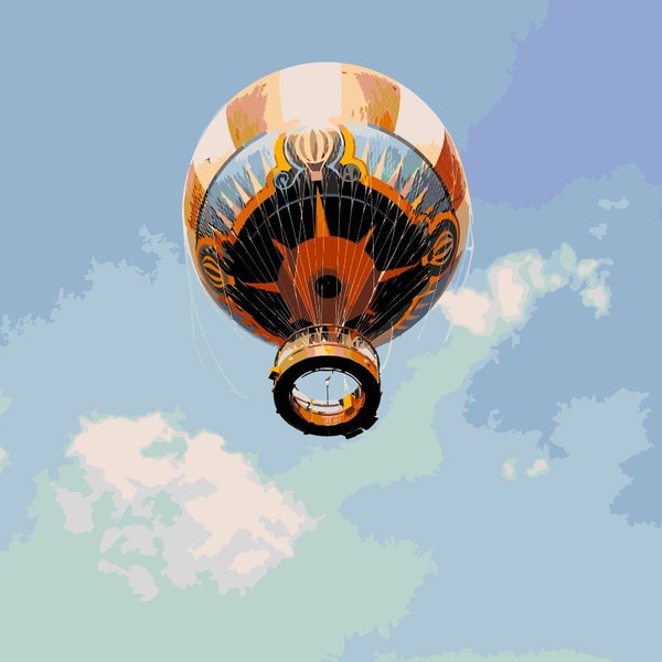 Disneyland Paint by Number Etsy