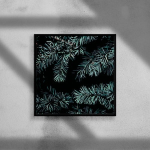 Christmas Tree Branches, Paint by Number Kit, USA Shipping, DIY Paint by Number Kit Acrylic Painting Home Decor