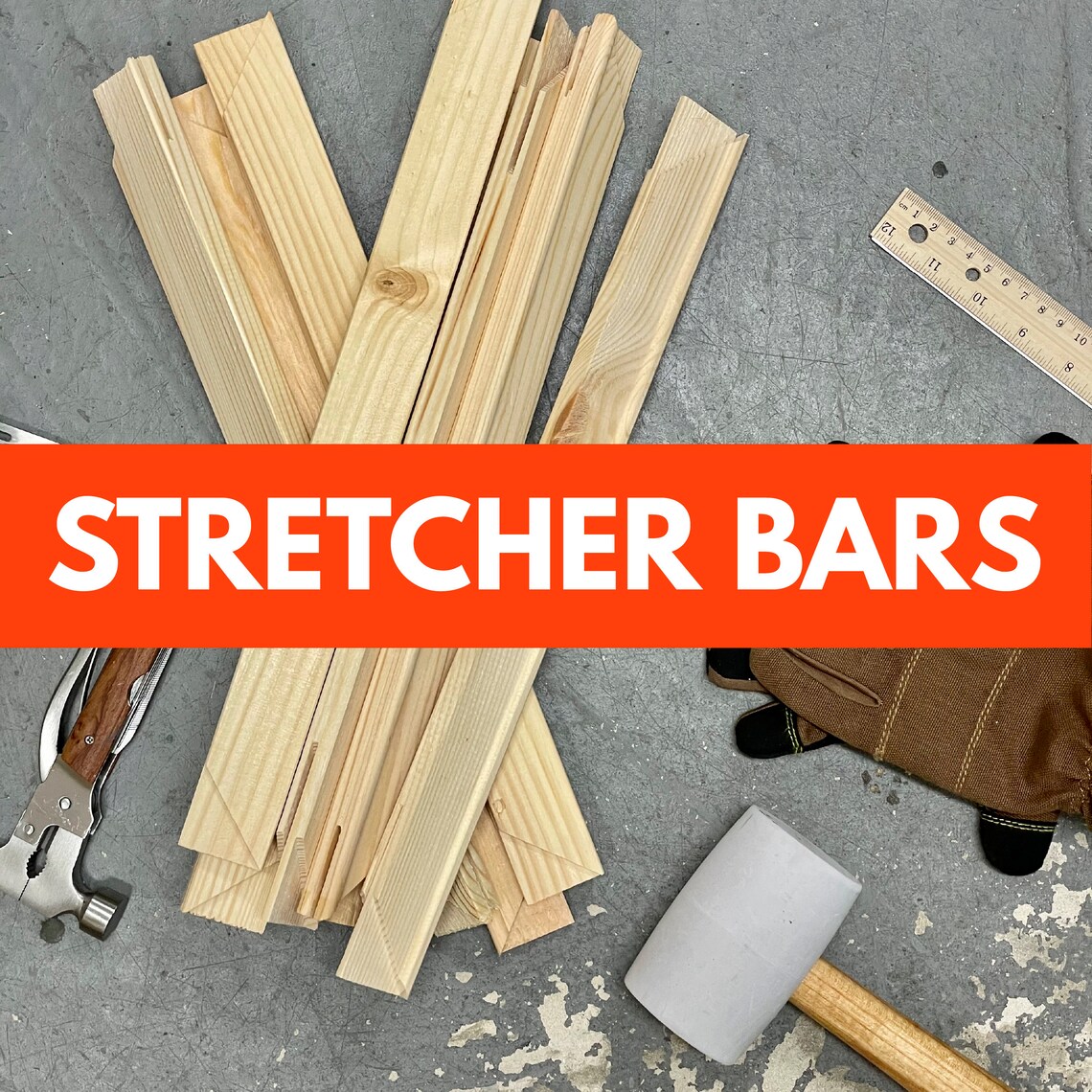 Stretcher Bars DIY Paint By Number Kit Painting On Canvas