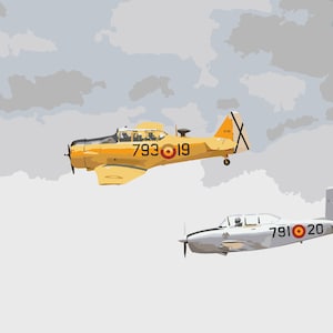 Two Planes, Paint by Number Kit, PLA-1 Shipping from US, DIY Acrylic Painting Home Decoration, Paint Therapy