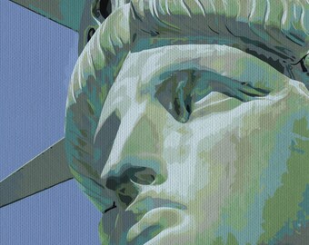 Statue of Liberty, NY-12 Paint by Number Kit, USA Shipping, DIY Paint by Number Kit Acrylic Painting Home Decor