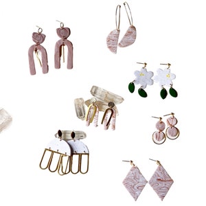 The Cinnamon Collection | Handmade Clay Statement Earrings