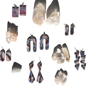 The Tourbillon Collection | Handmade Clay Statement Earrings