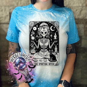 Spiritual B*tch Tarot T-Shirt: Witchy Sarcastic Tee