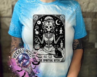 Spiritual B*tch Tarot T-Shirt: Witchy Sarcastic Tee