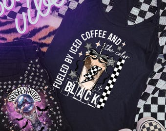 Spooky Iced Coffee Tank Top: Halloween Summer Shirt
