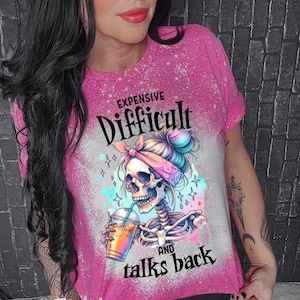 Vintage Distressed Graphic T-Shirt: Sarcastic Skeleton Tee
