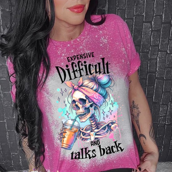 Vintage Distressed Graphic T-Shirt: Sarcastic Skeleton Tee