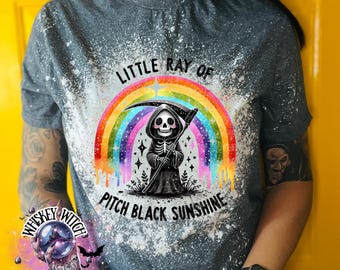 Reaper Littleray funny | vintage | retro | bleached  | custom | funny shirt  | Halloween | gift  | snarky | custom | mom | summer | soft tee