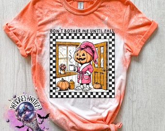 Don't Bother Me Until Fall Shirt: Vintage Halloween Tee