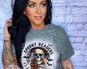 Spooky Readers Book Club Shirt: Vintage Halloween Tee