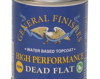 General Finishes High Performance Dead Flat Water Based Topcoat