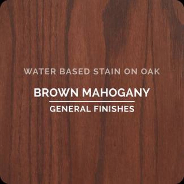 General Finishes Brown Mahogany Water Based Wood Stain