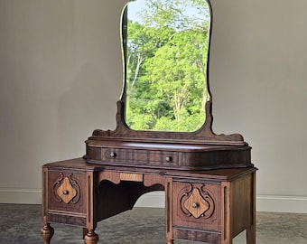 SOLD - Antique Deco Depression Era Vanity