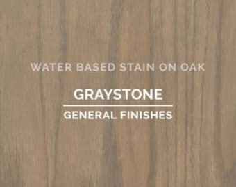 General Finishes Graystone Water Based Wood Stain