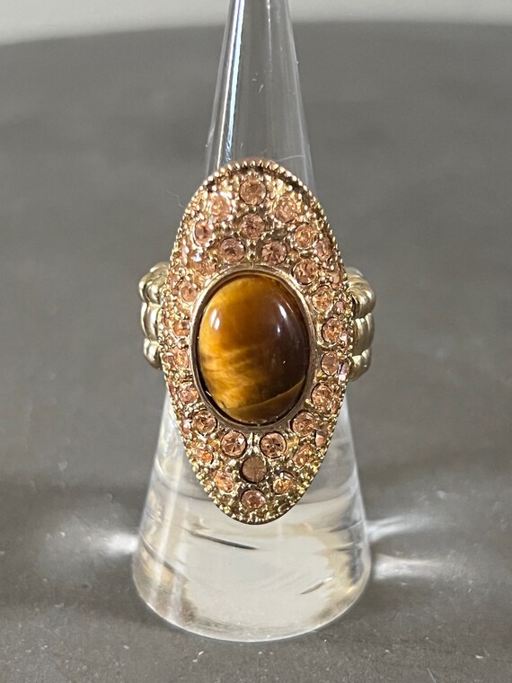 Vintage Costume Statement Ring C1980's Stretch Etsy