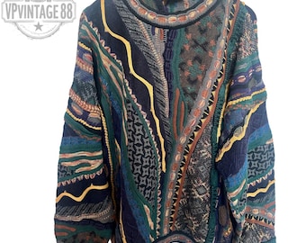 Authentic Navy Coogi Cardigan - Etsy