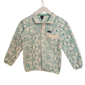 Vintage Patagonia Synchilla Snap-T | Aztec Print Festival Fleece Pullover – Size L